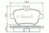 BOSCH 0 986 495 348 Brake Pad Set, disc brake